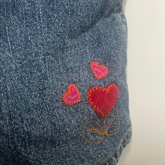 BONGO Blue Kids Overalls with Heart Accents Size 24 Months - Picture 9 of 9